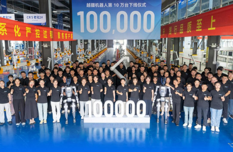 創中國工業機器人新紀錄！越疆機器人第10萬臺成功下線！